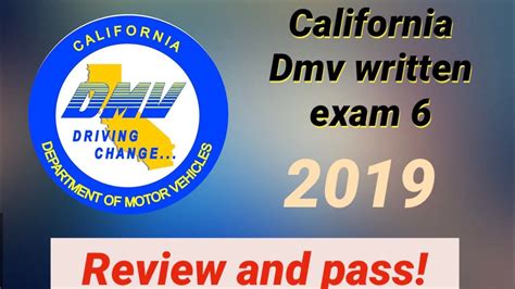 Highest grades with 95% drivers! California DMV written test 6 - DIRECT answers 2019 - YouTube