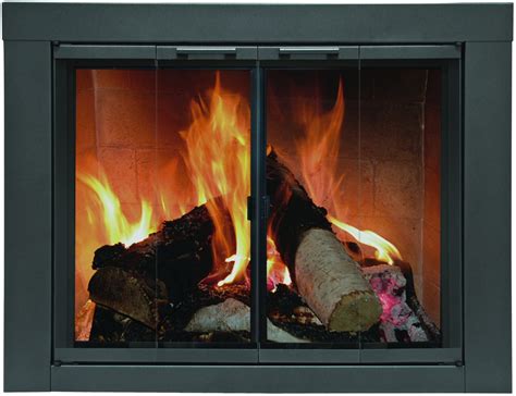 Carson Universal Glass Fireplace Doors For Masonry Wood Fireplaces