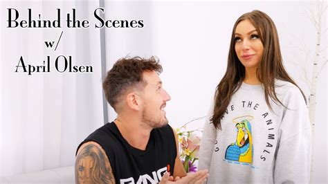 ryan pownall goes behind the scenes with april olsen youtube