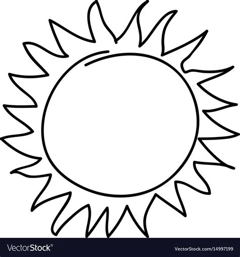 I did this by a drawing a big yellow circle on a new layer. Summer sun drawing icon Royalty Free Vector Image