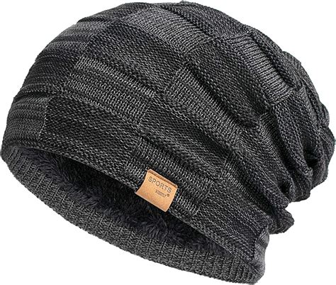 Slouchy Beanie For Men Winter Hats For Guys Cool Beanies Mens Lined