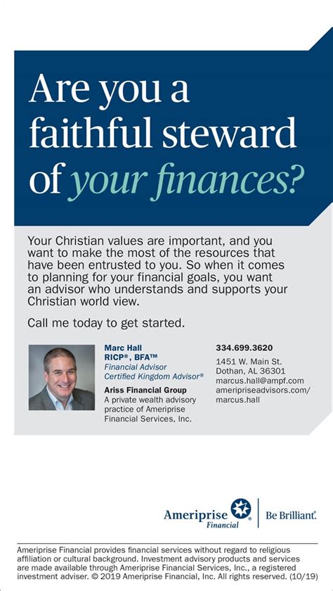 Christians In Business Ariss Financial Group Details