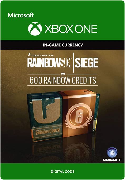 Tom Clancys Rainbow Six Siege Currency Pack 600 Rainbow Credits Xbox