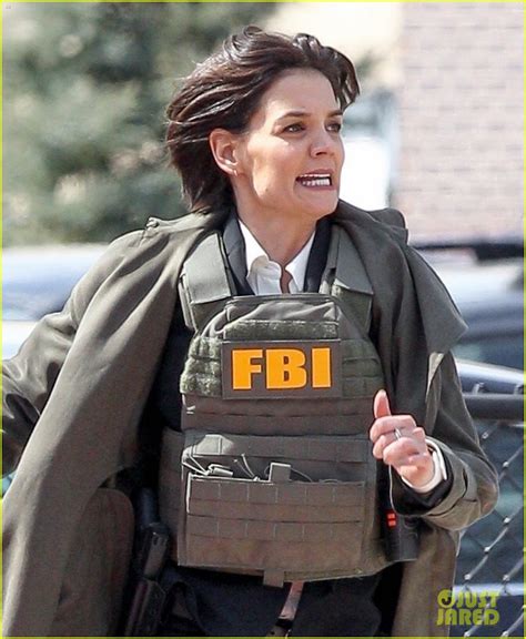 Katie Holmes Channels FBI Agent While Filming New Fox Series Photo Katie Holmes