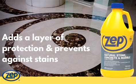 Zep Natural Stone Concrete And Marble Floor Cleaner 64 Ounce Case
