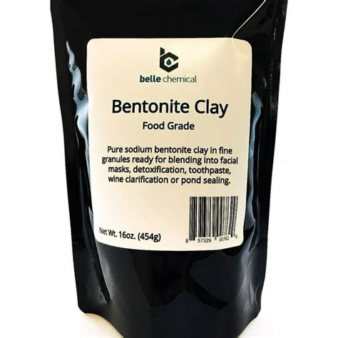 Food Grade Sodium Bentonite Clay 1 Pound