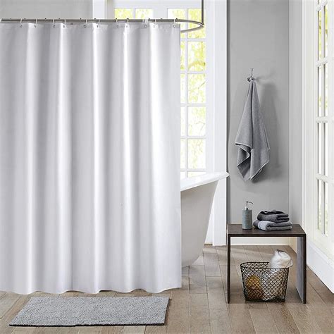 jring shower curtain polyester fabric machine washable bathroom curtain anti mould waterproof