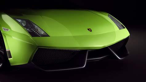 Tapety Lamborghini Gallardo Samochód Sportowy Zielone Samochody
