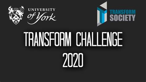 Transform Challenge 2020 Department Of Sociology University Of York