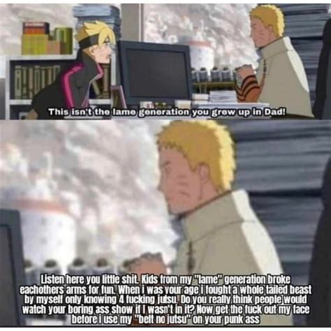 They Should Make A Show On Boruto Dad He Is So Cool 9gag