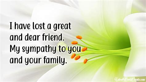 Condolence Quotes For A Friend And Deepest Sympathy Images And Quotes