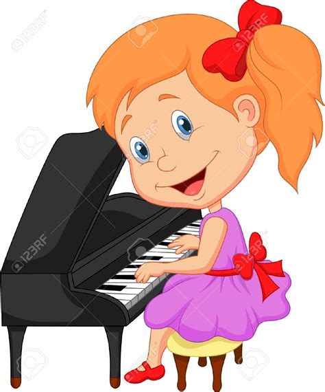 Child Playing Piano Clipart Clipground