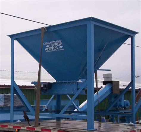 Surge Hoppers For Glass Recycling Andela Products Inc