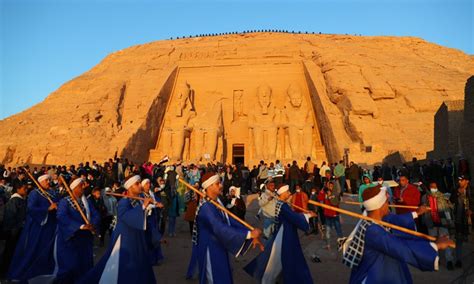 People Celebrate Sun Festival In Egypts Aswan Global Times