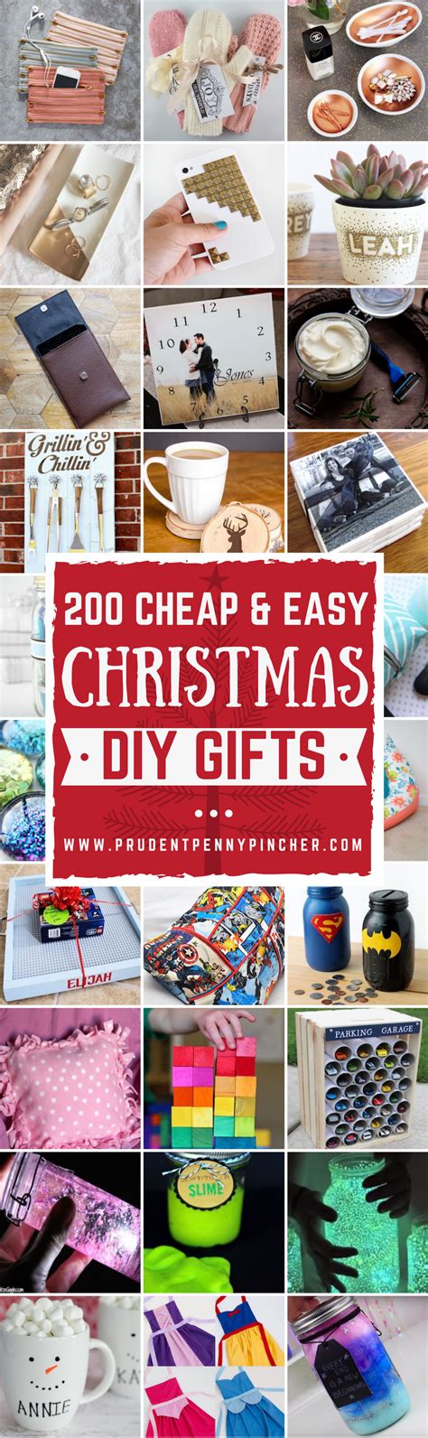With our personalized gift selection, you can find a inexpensive birthday gifts or christmas gifts and give them special attention with customization. 200 Cheap and Easy DIY Christmas Gifts - Prudent Penny Pincher