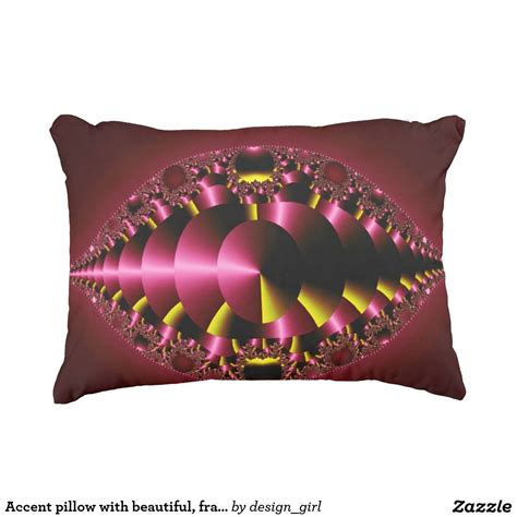 Accent Pillow With Beautiful Fractal Art Design Fractal Art Fractals Accent Pillows