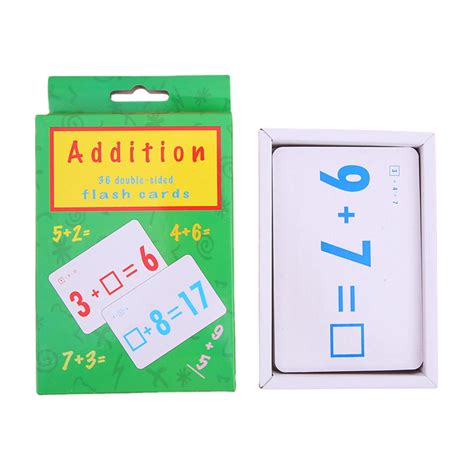 Foaenda Math Flash Cards Addition Subtraction Multiplication Division