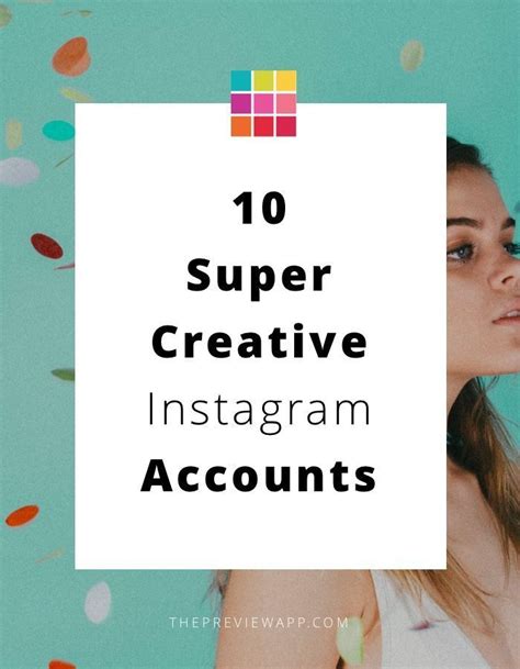 Super Creative Instagram Accounts Instagram Instagramtips