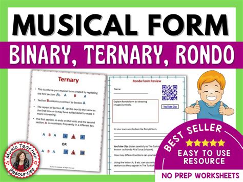 Musical Form Binary Ternary And Rondo Resource Teaching Resources