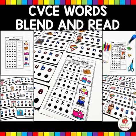 Cvce Words Blend And Read Cards And Activities United Teaching
