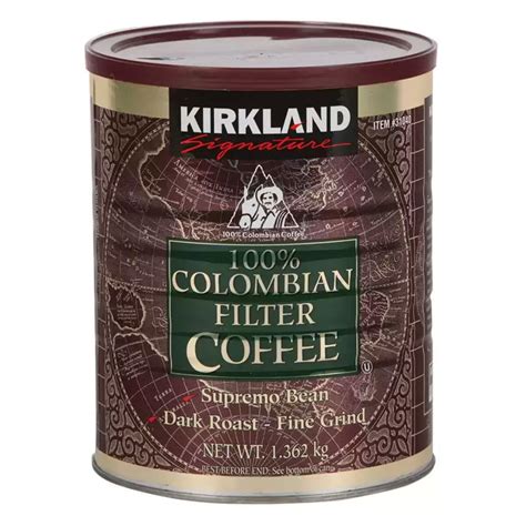 Kirkland Signature 100 Colombian Ground Filter Coffee 1