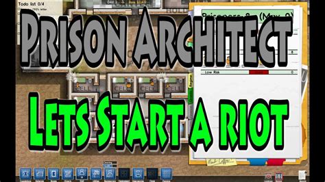 A bit lost as to how to start building prisons in prison architect? Prison Architect Episode 3: Lets Start A Riot! - YouTube