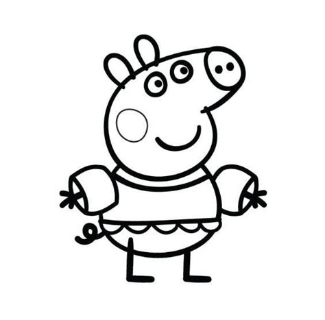 Peppa Pig Coloring Pages For Kindergarten | Peppa pig coloring pages