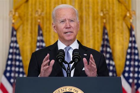 Biden Delivered An Address Following The Talibans Afghanistan Takeover