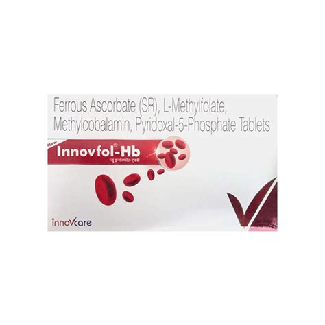 Buy Innovfol Hb New Tablet 10s Online At Upto 25 Off Netmeds