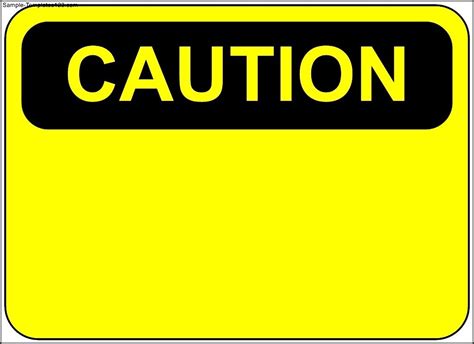 Caution Signs Printable Printable Templates