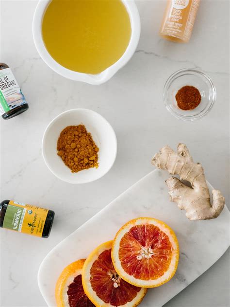 Wellness Recipe Lemon Turmeric Ginger Shots The Effortless Chic