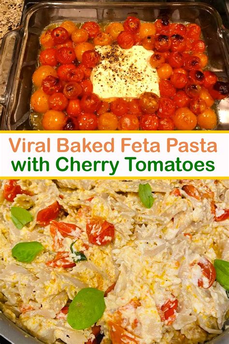 Viral Baked Feta Pasta With Cherry Tomatoes
