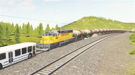 Longest Train In Beamng Beamng Drive Train Accidents 6 Youtube