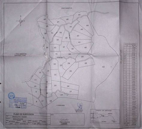 Plano De Subidivisión Aprobado Por Sag Parte 2