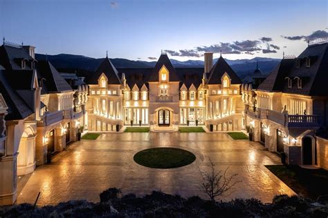 125 Million Customchateau Evergreen Colorado Sothebys Realty