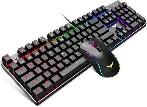 Havit Wired Mechanical Keyboard And Mouse Combo Gaming Keyboard 104