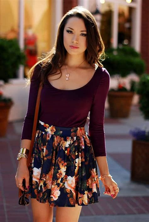 Cute Skater Skirts Outfits 20 Ways To Wear Skater Skirts For Chic Look