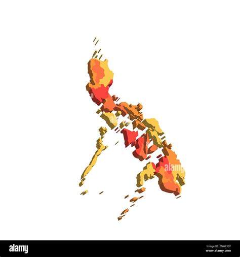 Filipinas Mapa Político De Las Divisiones Administrativas Regiones