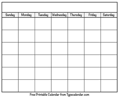 Blank Calendar Template Printable Free Blank Calendar 2022