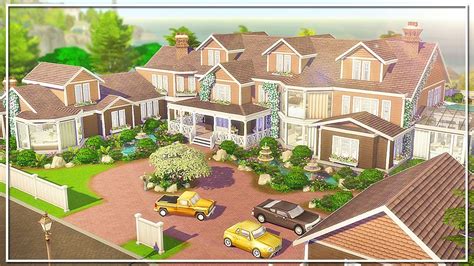 Brindleton Estate Home The Sims 4 Speed Build Youtube
