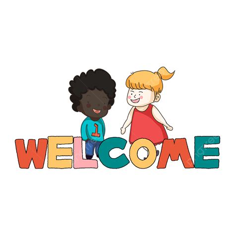 Kids Welcome Clipart