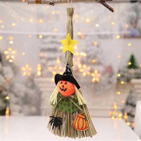 Buy Youngshion Halloween Witches Broom Cartoon Cosplay Magic Straw