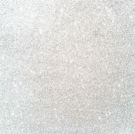 Download Silver Glitter Texture White Wallpaper