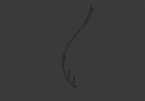 Cartoon Devil Tail 3d Model By Nickianimations