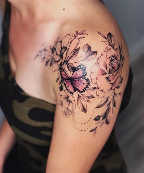 Awesome Tattoo Ideas For Womens Shoulder Image HD