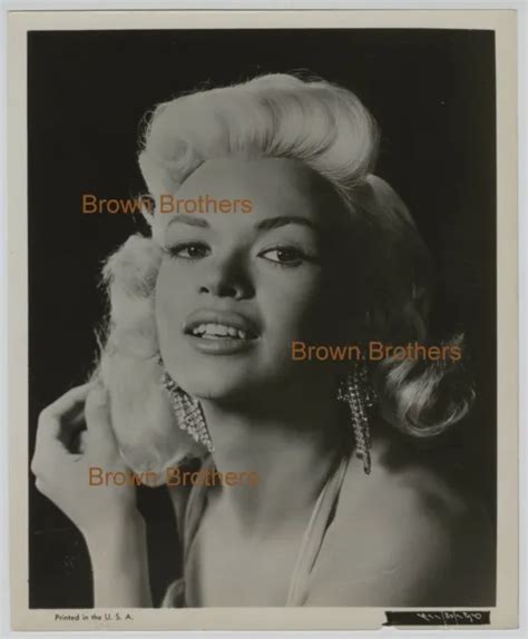 Vintage 1950s Hollywood Sex Symbol Jayne Mansfield Portrait Glamour Photo 5 29 00 Picclick