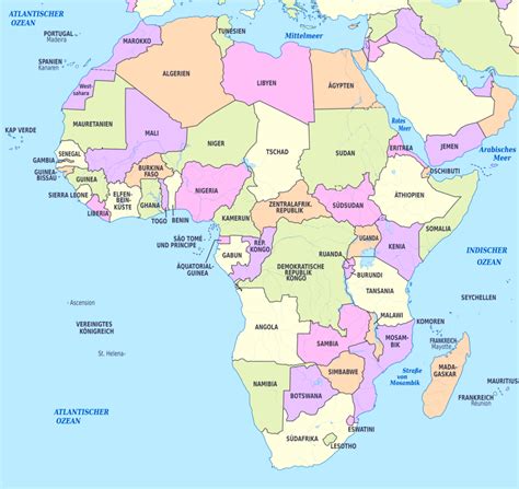 Karte Von Afrika Afrika Karte Online Wissenswertes