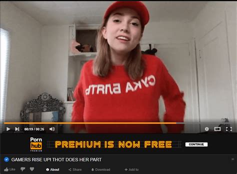 remember the girl in a pornhub video who was wearing a pewdiepie merch she is now doing her