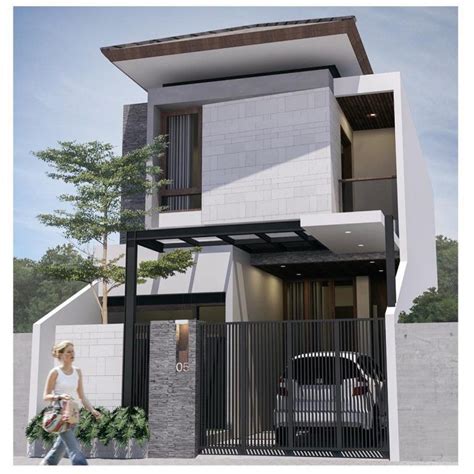 foto desain rumah minimalis modern  lantai house design trendy