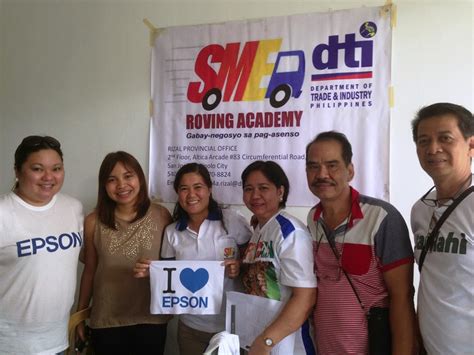 Epson Philippines Supports Smes Through Dtis Sme Roving Academy